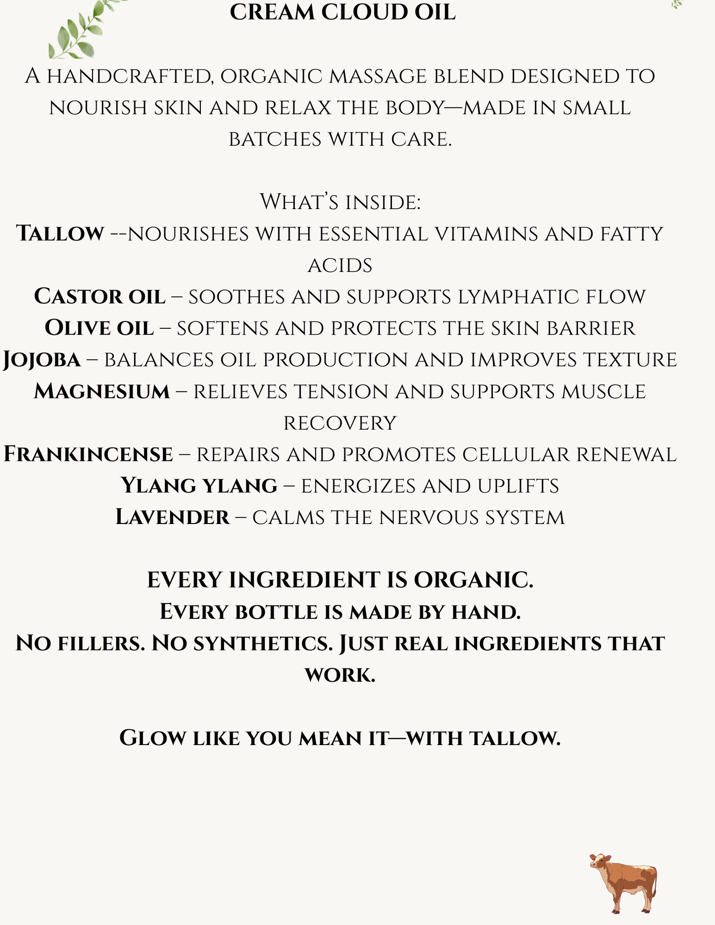 Cloud Body Oil
